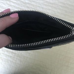 Michael Kors black sequin coin purse never used